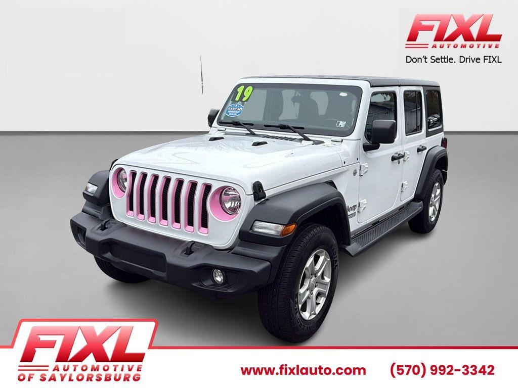 used 2019 Jeep Wrangler Unlimited car, priced at $18,957