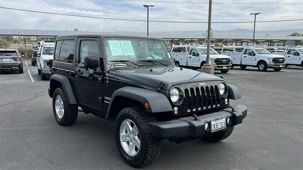 used 2015 Jeep Wrangler car, priced at $19,545