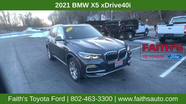 used 2021 BMW X5 car, priced at $29,998