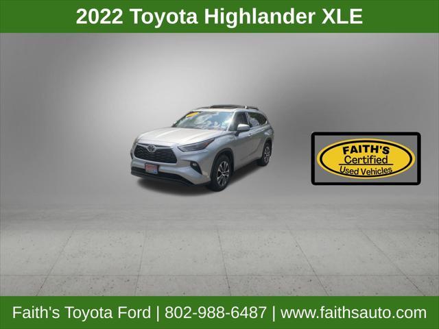 used 2022 Toyota Highlander car, priced at $36,498