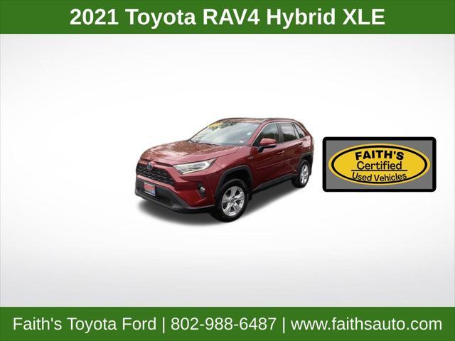 used 2021 Toyota RAV4 Hybrid car, priced at $30,998