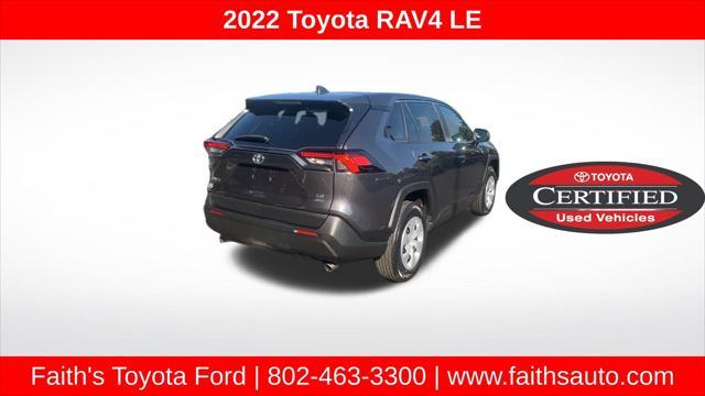 used 2022 Toyota RAV4 car, priced at $25,495