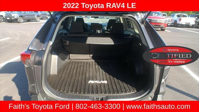 used 2022 Toyota RAV4 car, priced at $25,495