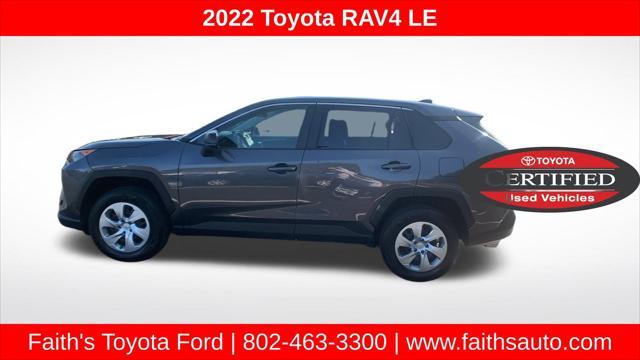 used 2022 Toyota RAV4 car, priced at $25,495