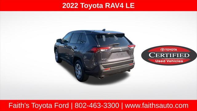 used 2022 Toyota RAV4 car, priced at $25,495