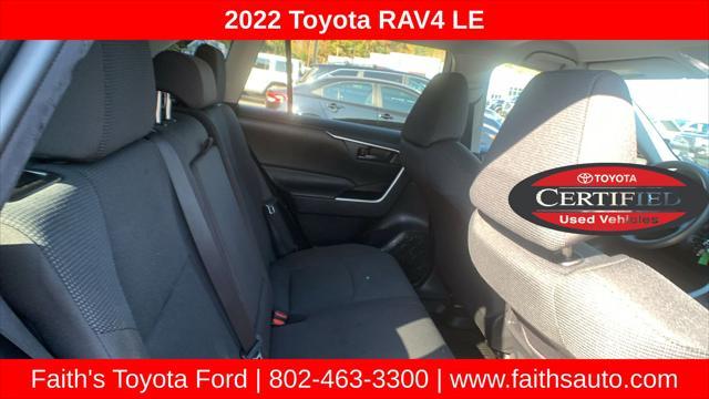 used 2022 Toyota RAV4 car, priced at $25,495