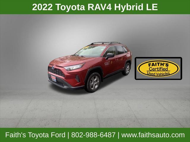 used 2022 Toyota RAV4 Hybrid car, priced at $27,698