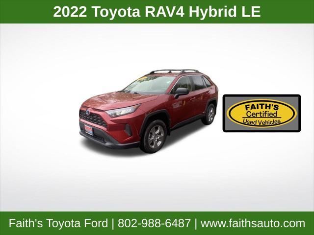 used 2022 Toyota RAV4 Hybrid car, priced at $27,798