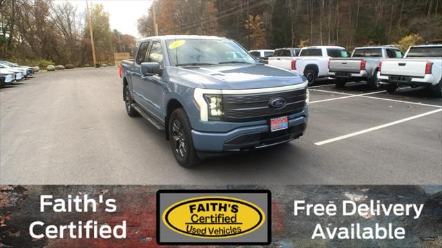 used 2023 Ford F-150 Lightning car, priced at $52,998