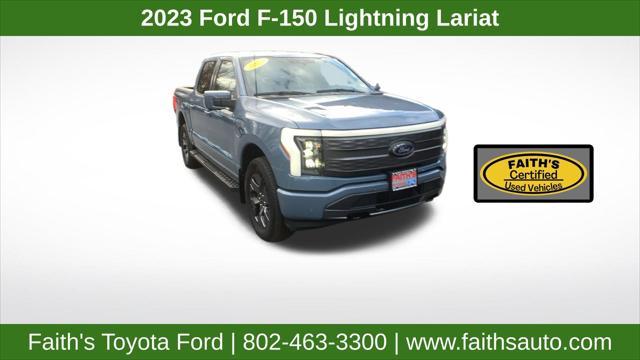 used 2023 Ford F-150 Lightning car, priced at $48,998