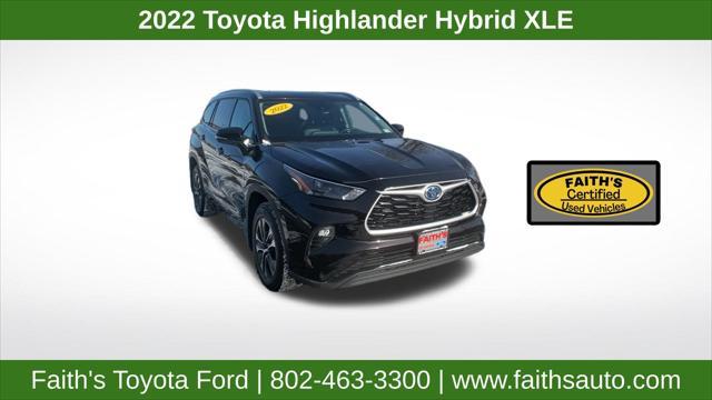 used 2022 Toyota Highlander Hybrid car, priced at $37,495