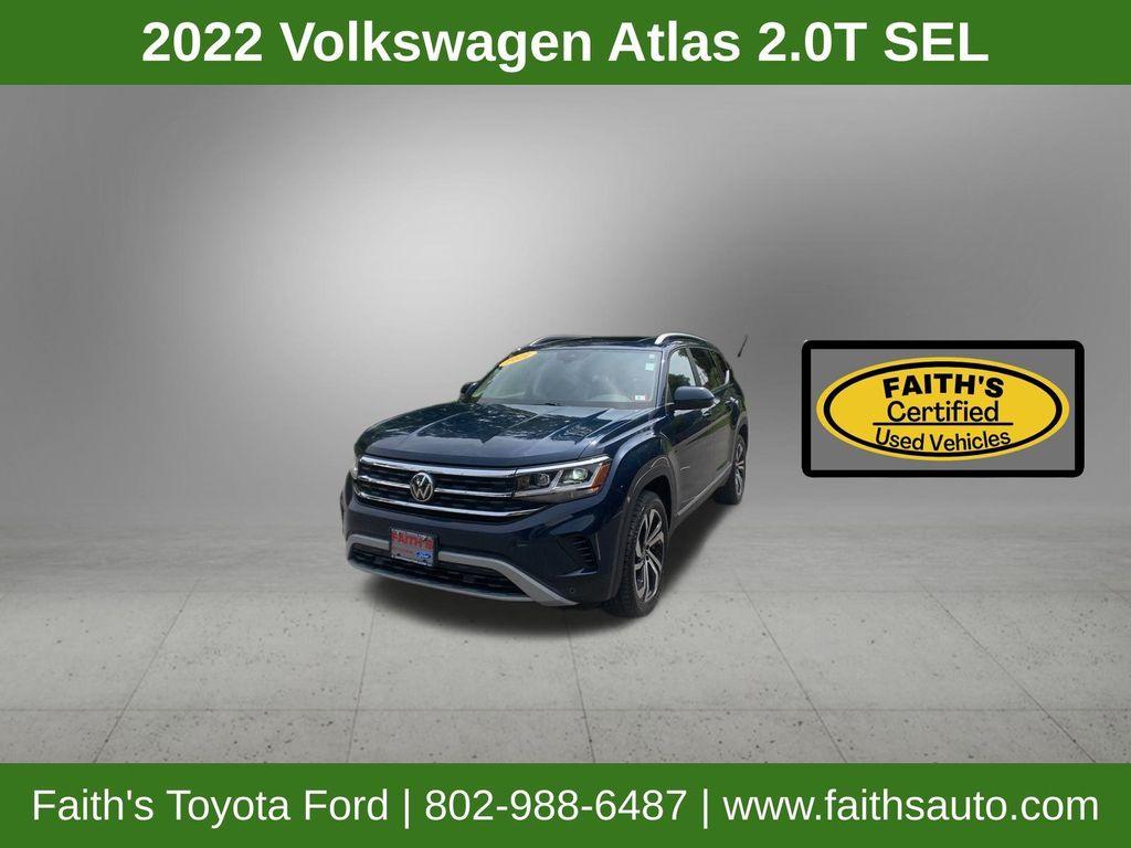 used 2022 Volkswagen Atlas car, priced at $30,898