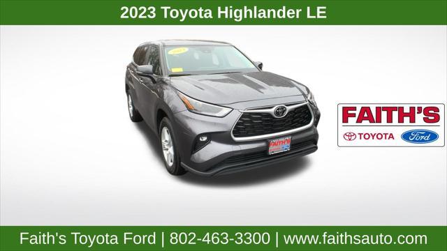 used 2023 Toyota Highlander car, priced at $31,998