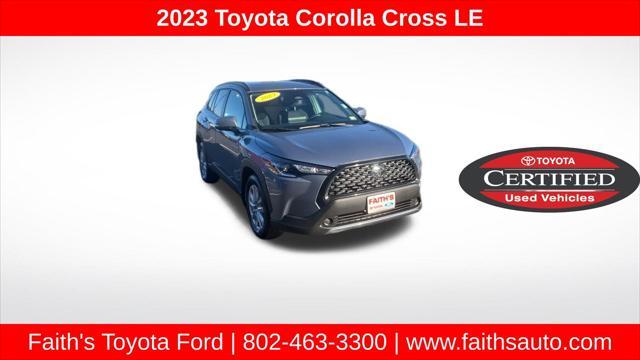 used 2023 Toyota Corolla Cross car, priced at $23,998