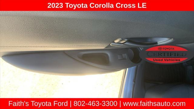 used 2023 Toyota Corolla Cross car, priced at $23,998