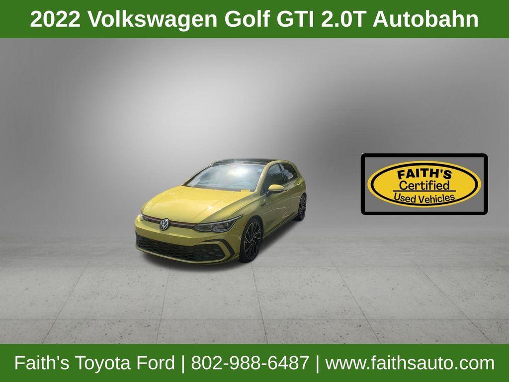 used 2022 Volkswagen Golf GTI car, priced at $25,998