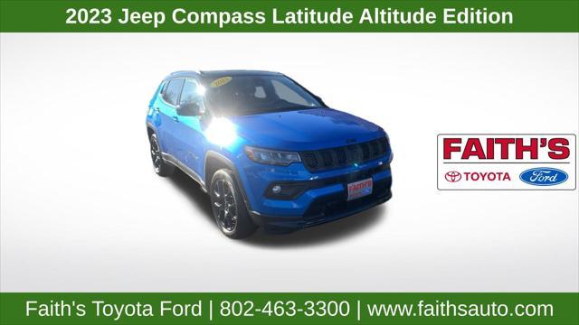 used 2023 Jeep Compass car, priced at $24,998