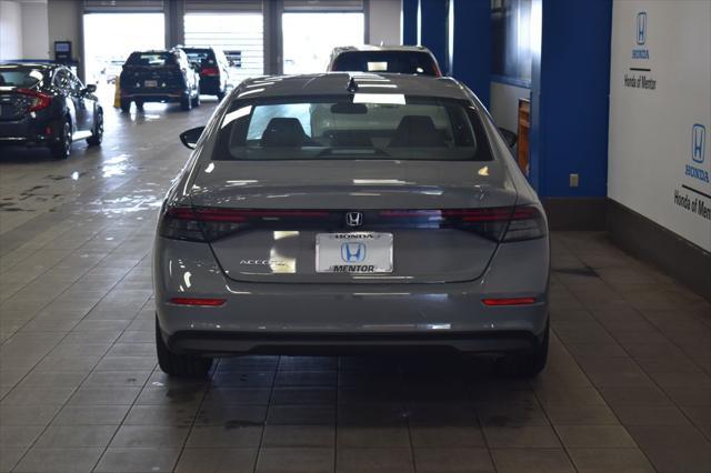 new 2025 Honda Accord car, priced at $30,915