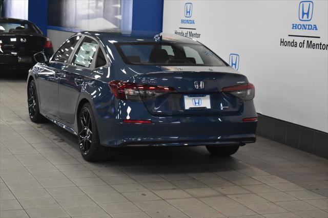 new 2025 Honda Civic car, priced at $30,300