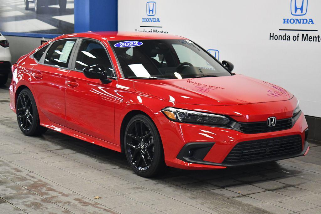 used 2022 Honda Civic car, priced at $23,750