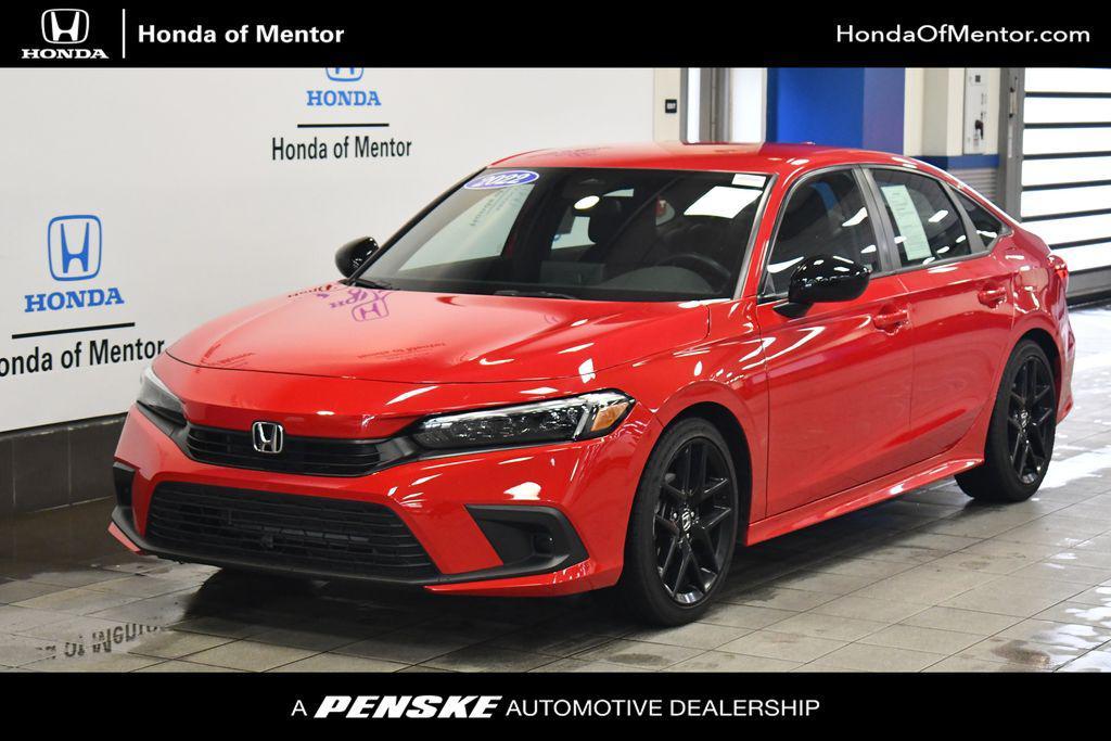 used 2022 Honda Civic car, priced at $23,750