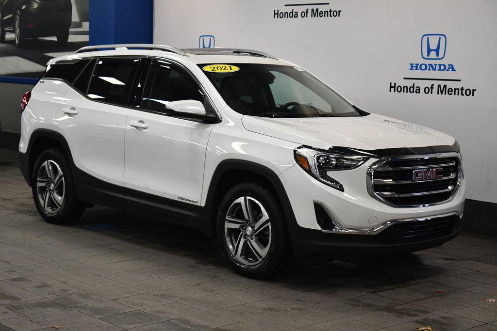 used 2021 GMC Terrain car, priced at $20,550