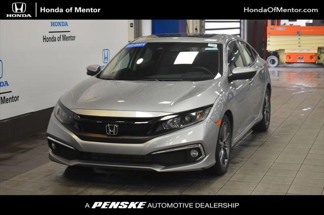 used 2021 Honda Civic car, priced at $19,350