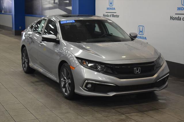 used 2021 Honda Civic car, priced at $19,350