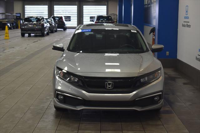 used 2021 Honda Civic car, priced at $19,350