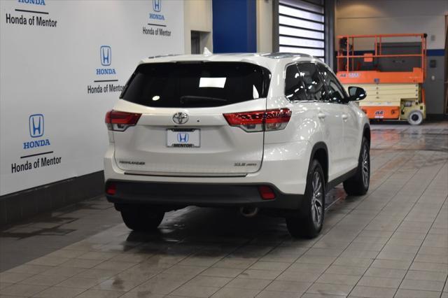 used 2019 Toyota Highlander car, priced at $23,250