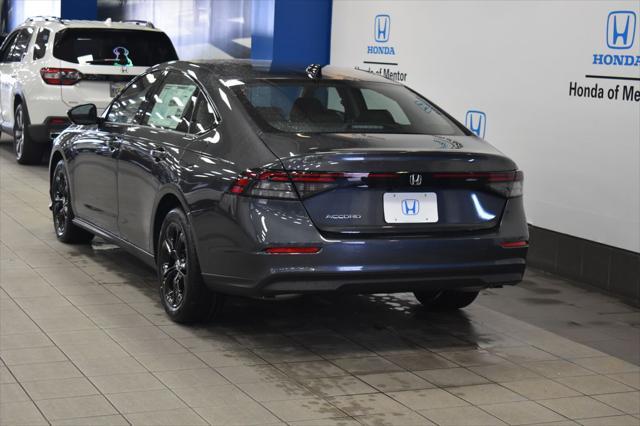 new 2025 Honda Accord car, priced at $30,460