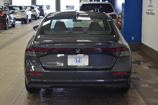 new 2025 Honda Accord car, priced at $30,460