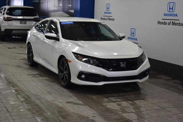 used 2020 Honda Civic car, priced at $19,550