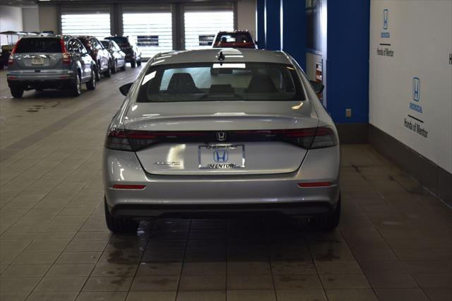 new 2025 Honda Accord car, priced at $30,460