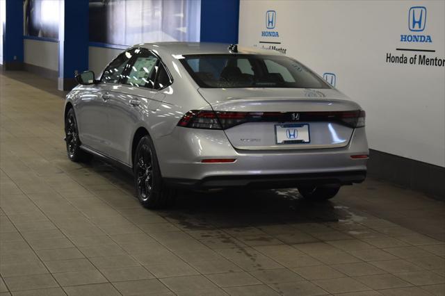 new 2025 Honda Accord car, priced at $30,460