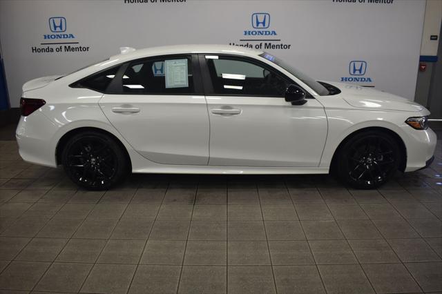used 2025 Honda Civic car, priced at $26,550