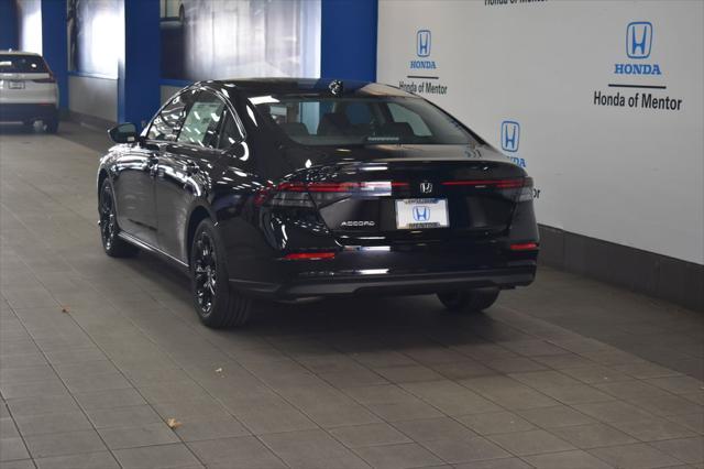 new 2025 Honda Accord car, priced at $30,460