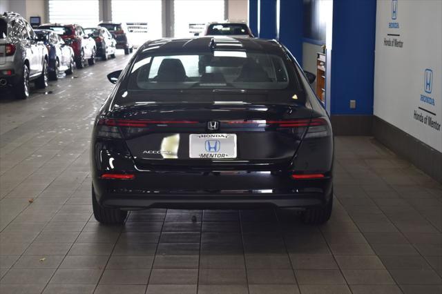 new 2025 Honda Accord car, priced at $30,460