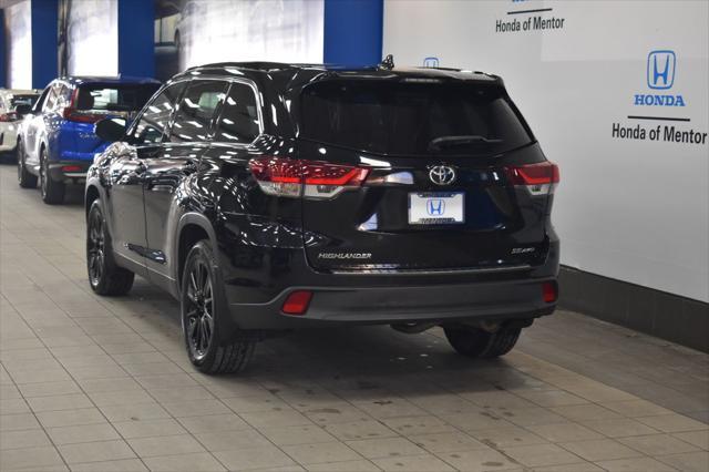 used 2019 Toyota Highlander car, priced at $23,550