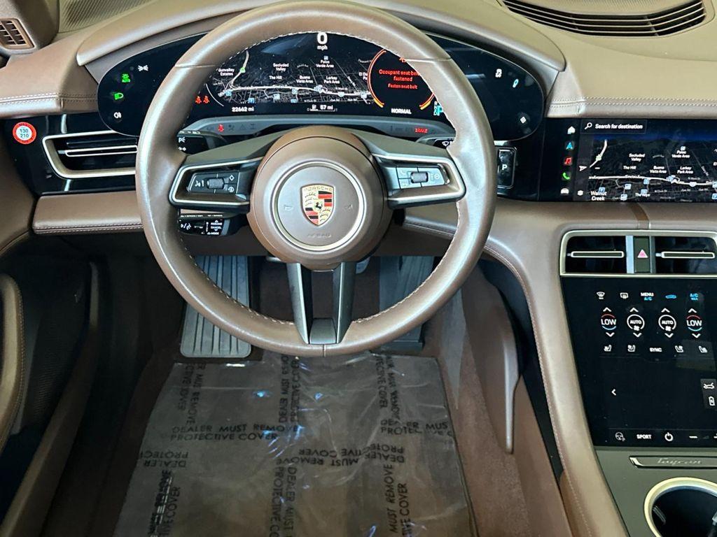 used 2023 Porsche Taycan car, priced at $67,894