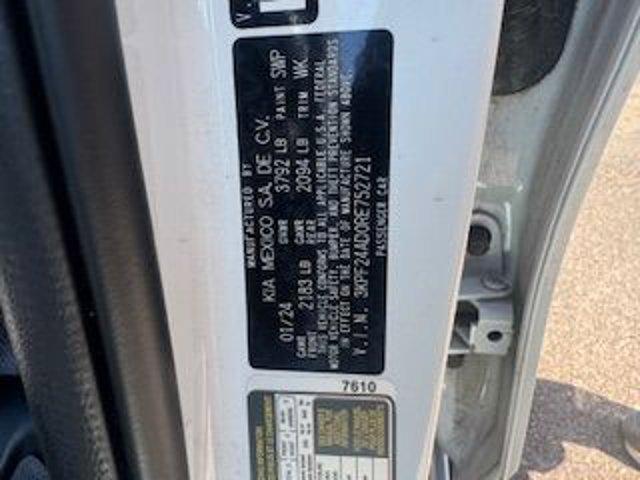 used 2024 Kia Forte car, priced at $18,483