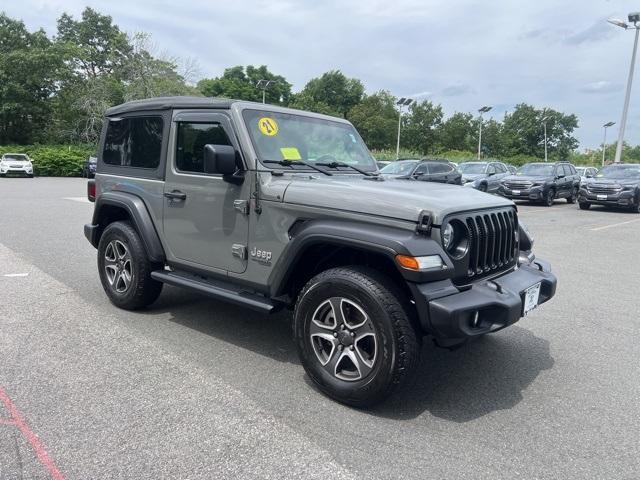 used 2021 Jeep Wrangler car, priced at $27,722