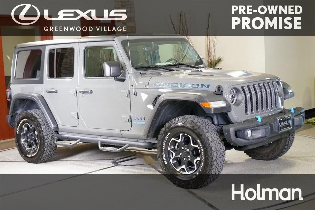 used 2022 Jeep Wrangler Unlimited 4xe car, priced at $41,195