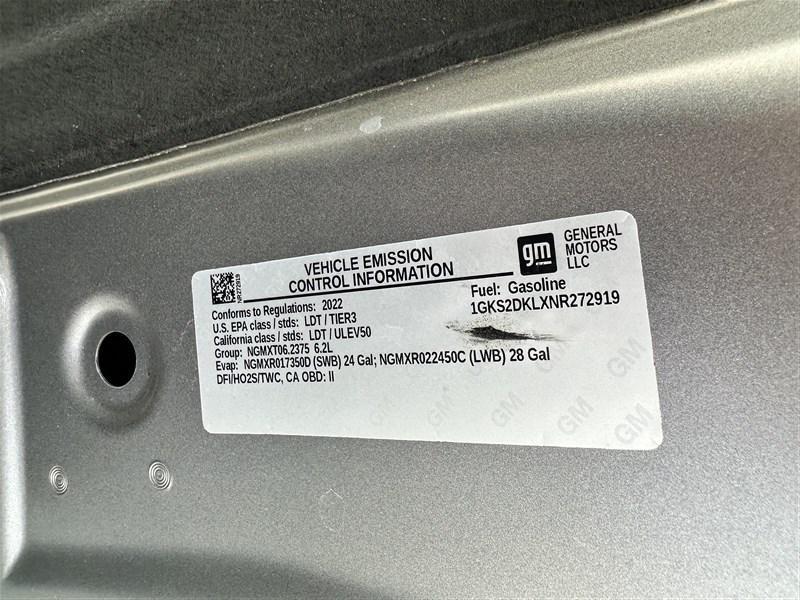 used 2022 GMC Yukon car, priced at $57,500