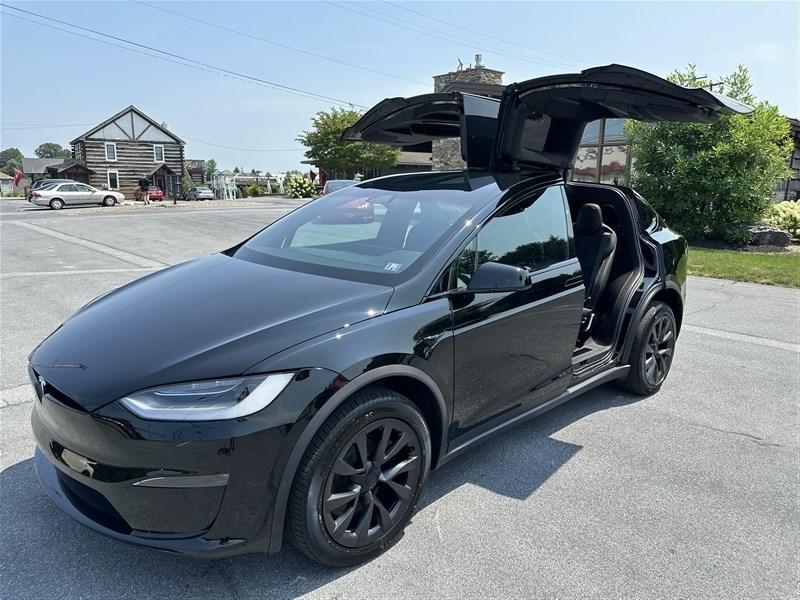 used 2022 Tesla Model X car, priced at $58,500