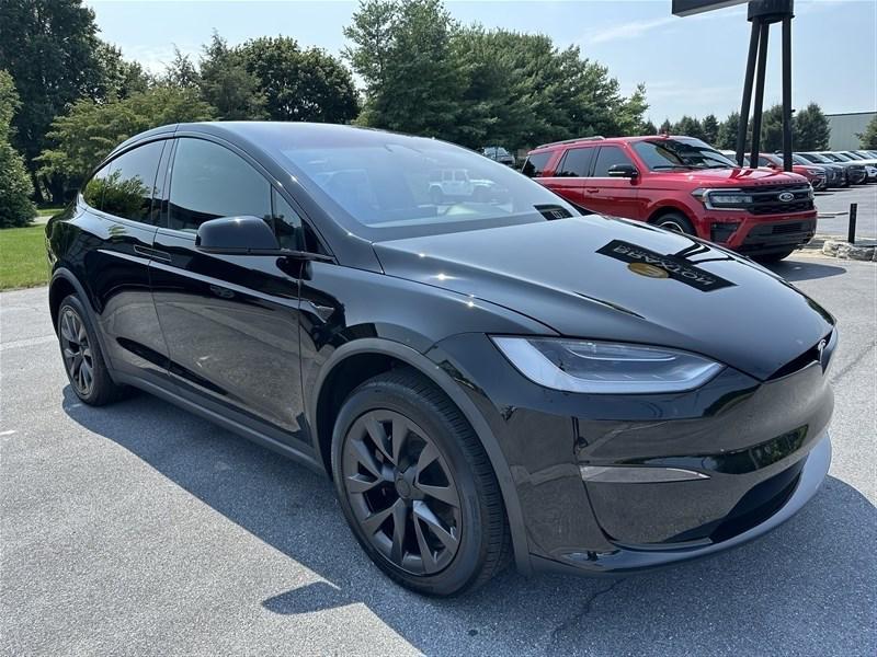 used 2022 Tesla Model X car, priced at $58,500