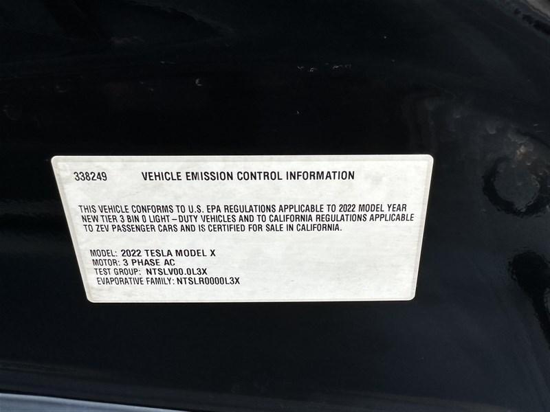 used 2022 Tesla Model X car, priced at $58,500