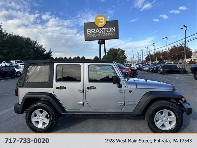 used 2015 Jeep Wrangler Unlimited car, priced at $16,900