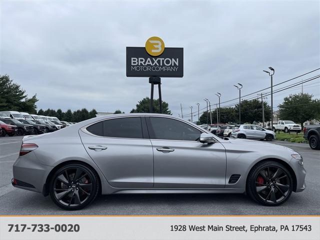 used 2022 Genesis G70 car, priced at $37,400