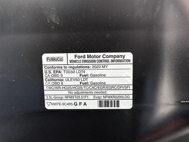 used 2022 Ford F-150 car, priced at $42,500